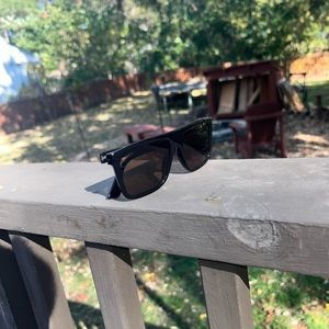 Gucci Black-Brown Sunglasses- Great Used Condition- No scratches
